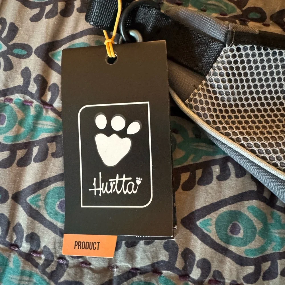 Gray and Black Hurrta Bag